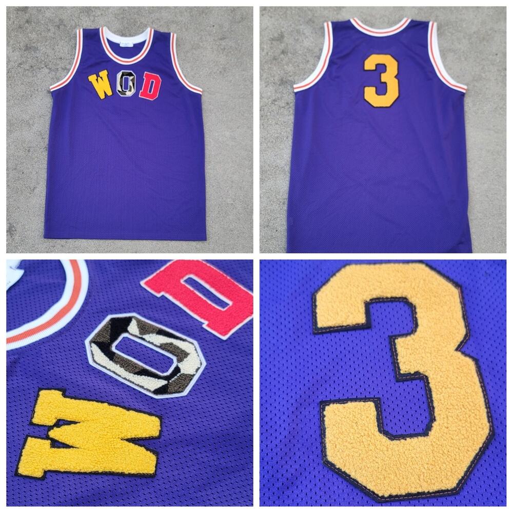 Custom Basketball Chenille Patch Jersey